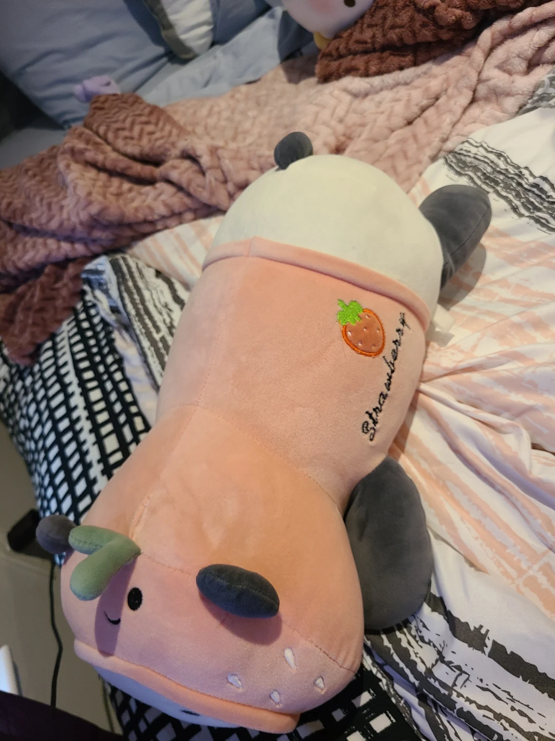 Strawberry Panda Plushie