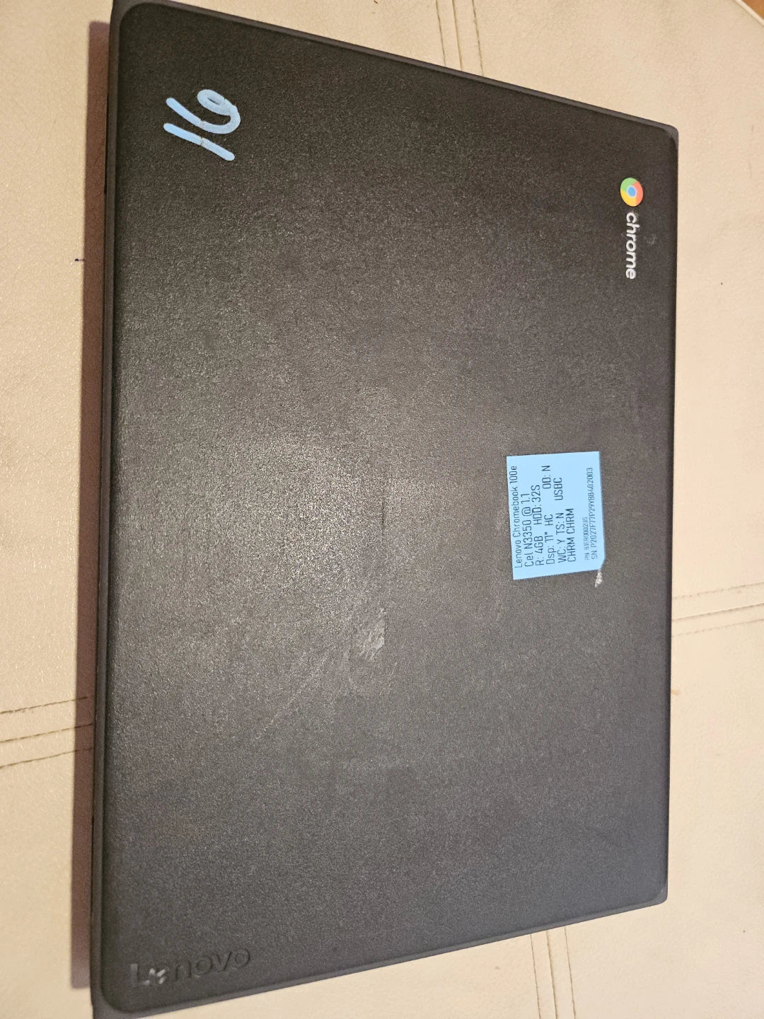 Lenovo Chromebook 100e - 11" Screen, 4GB RAM