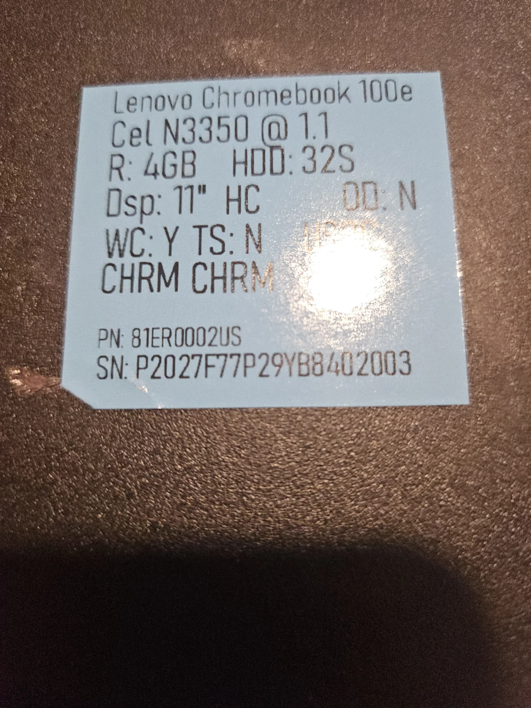 Lenovo Chromebook 100e - 11" Screen, 4GB RAM - photo 4