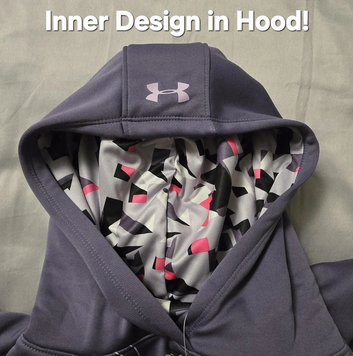 New Girls Purple Under Armour Hoodie! - Size YLG (14-16) - photo 4