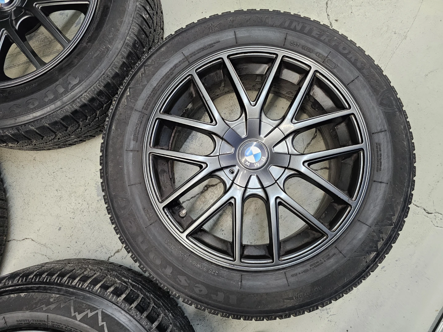 BMW X1/X3 WINTER TIRES ON ALLOY RIMS 225/60 R18 - photo 2