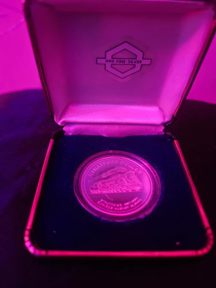 Stratford Dollar 999 Fine Silver Coin image indicator(2)