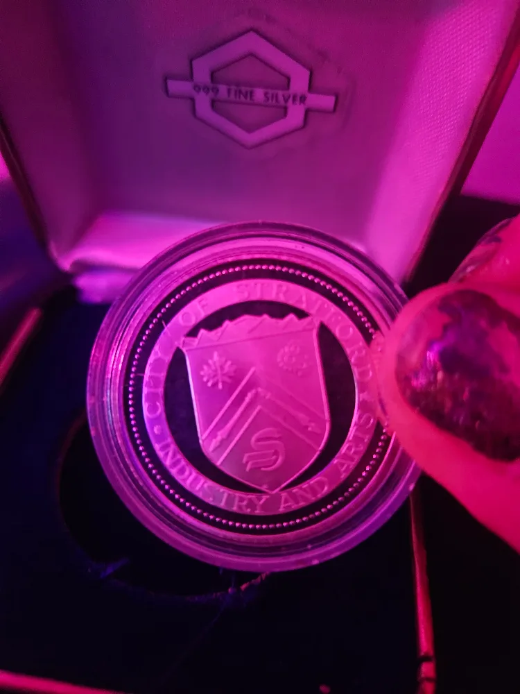 Stratford Dollar 999 Fine Silver Coin image indicator(4)