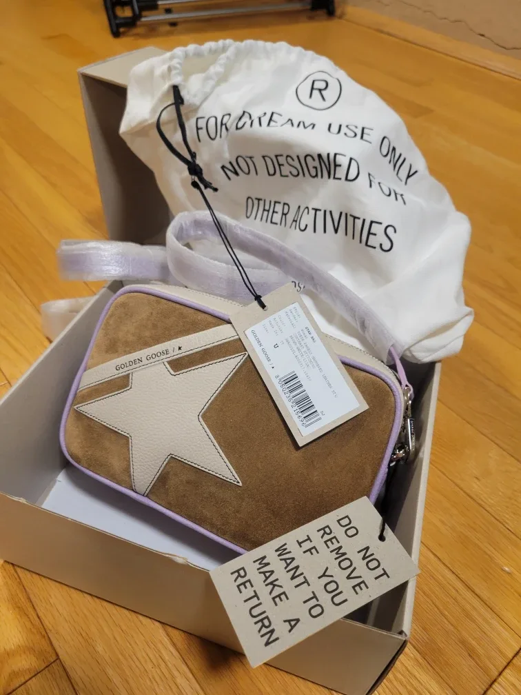 Golden Goose Star Bag - Brown Suede