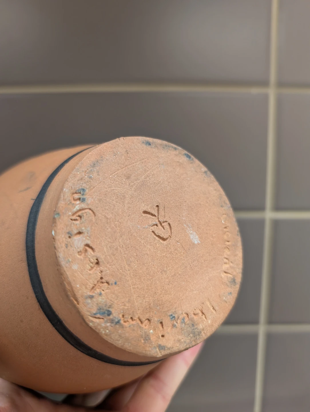 Handmade Terracotta Vase with Horse Design - photo 3