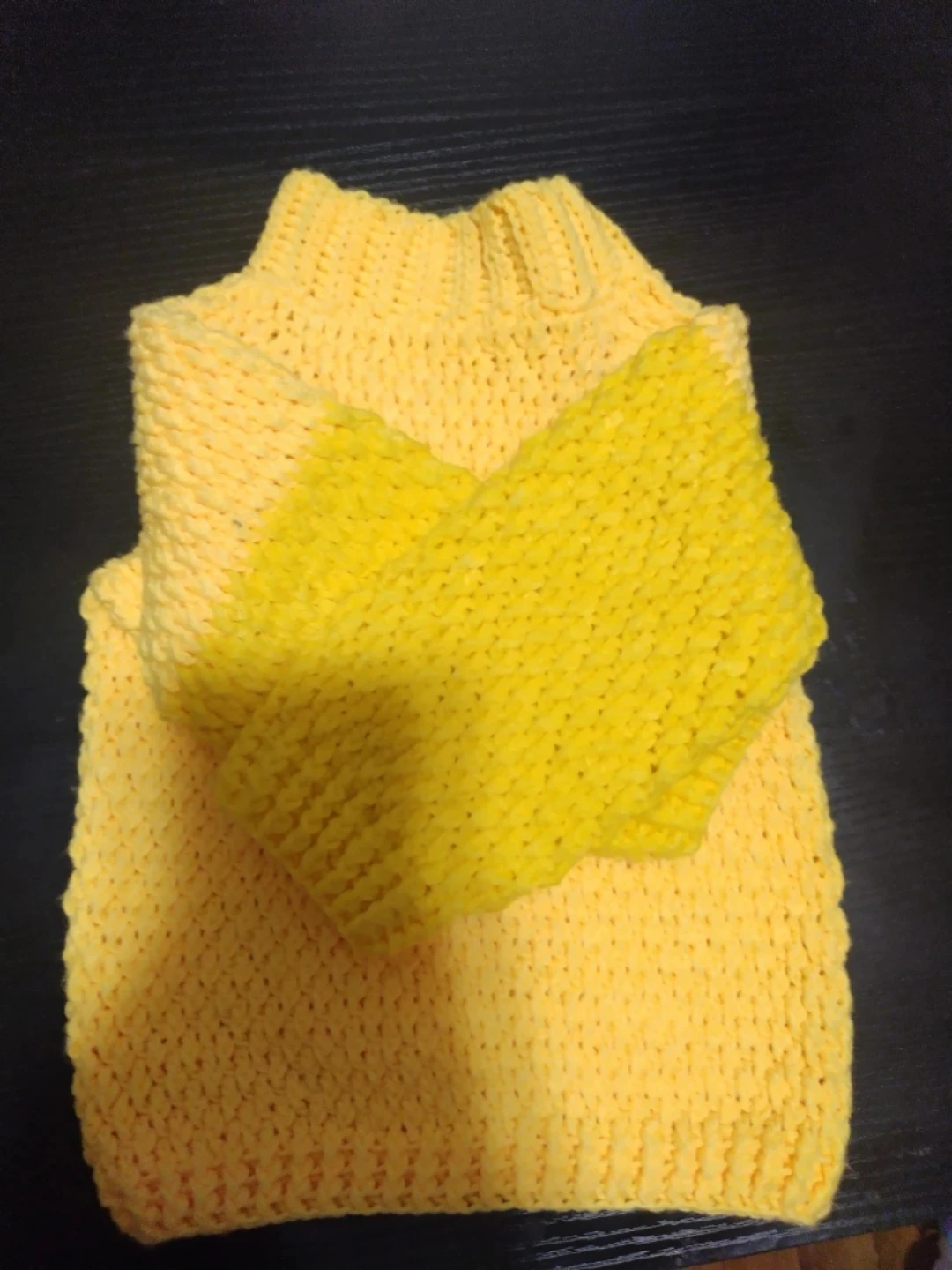 Yellow Knit Sweater - photo 2