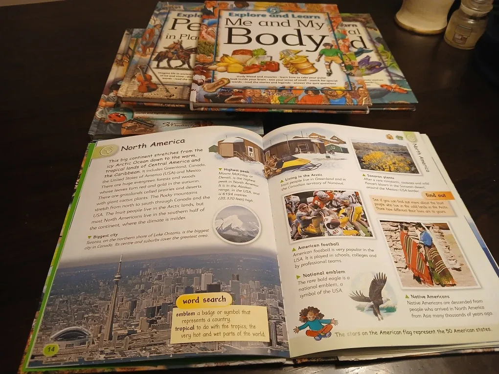 Explore and Learn Children's Educational Books Set image indicator(2)