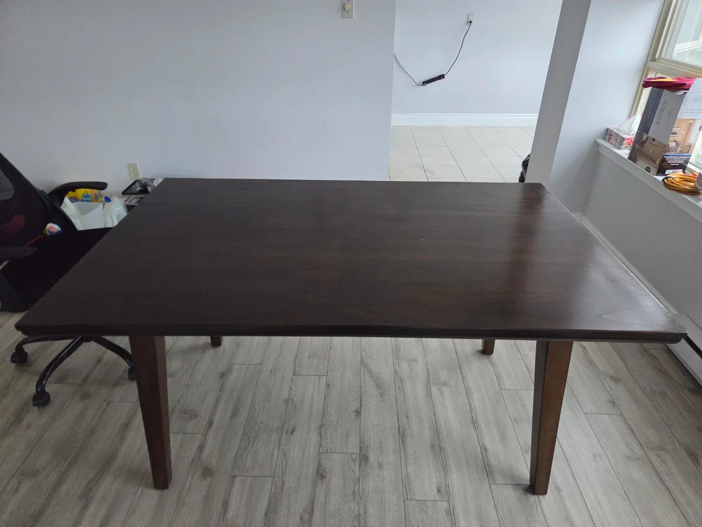 Dark Brown Wooden Dining Table image indicator(4)