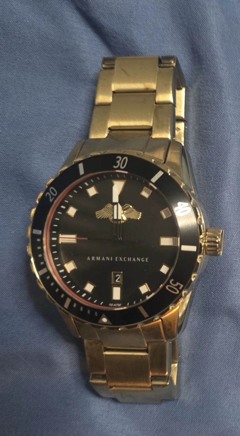 Armani Exchange Gold Watch