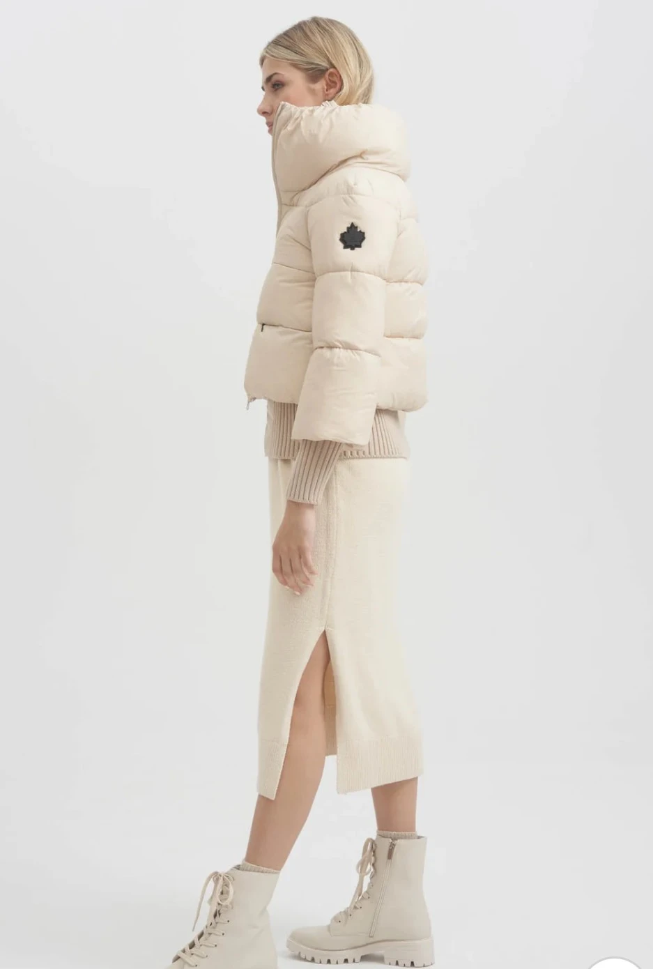 Toboggan Chloe Ivory Puffer Jacket - Fits Like Extra Small - photo 2