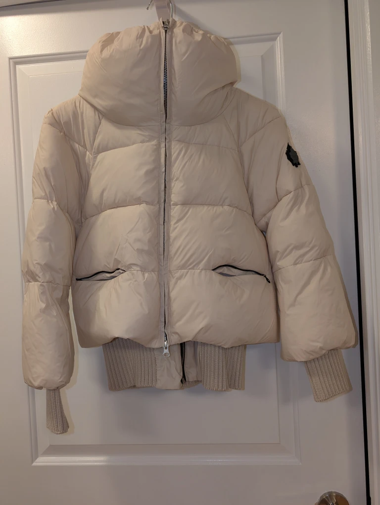Toboggan Chloe Ivory Puffer Jacket - Fits Like Extra Small - photo 5