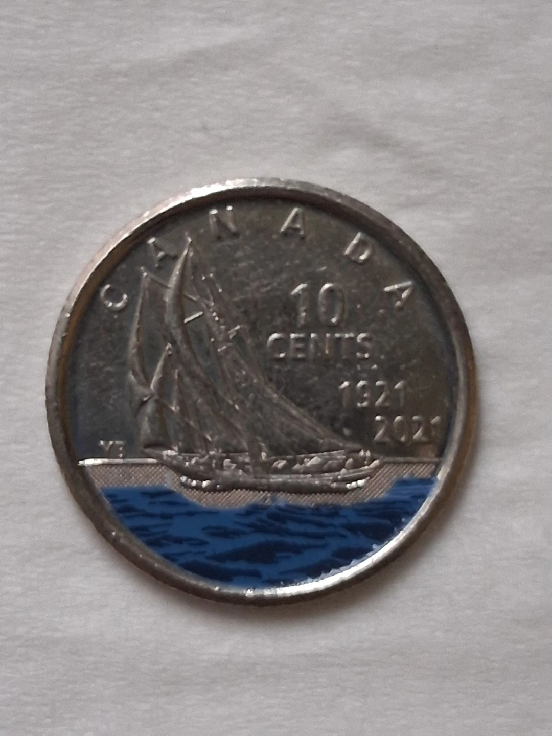 2021 Canadian 10-cent commemorative coin