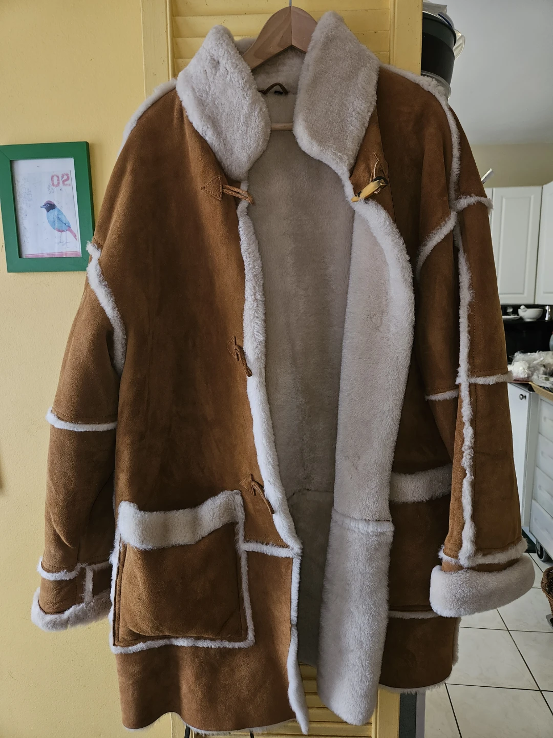 Original Shearling Polar Leather Fashion Coat