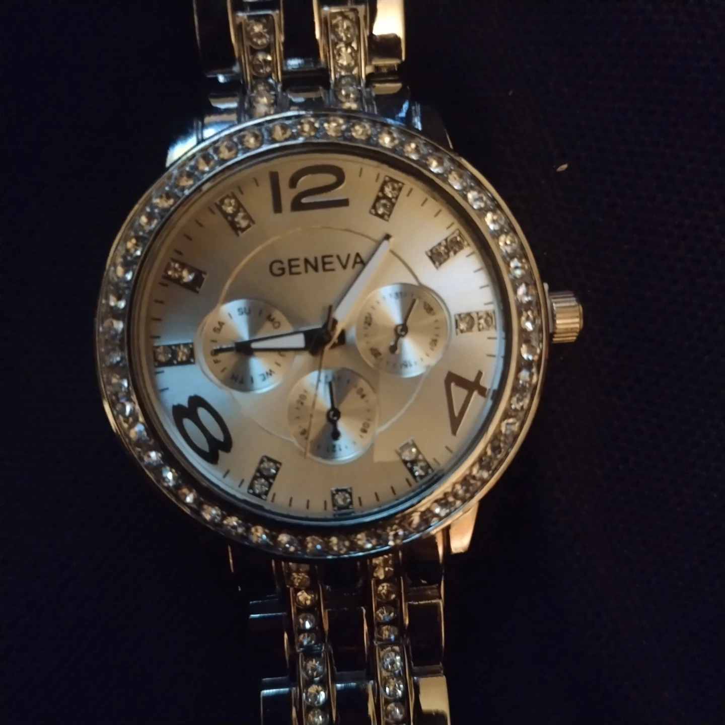 Geneva Rhinestone Watch