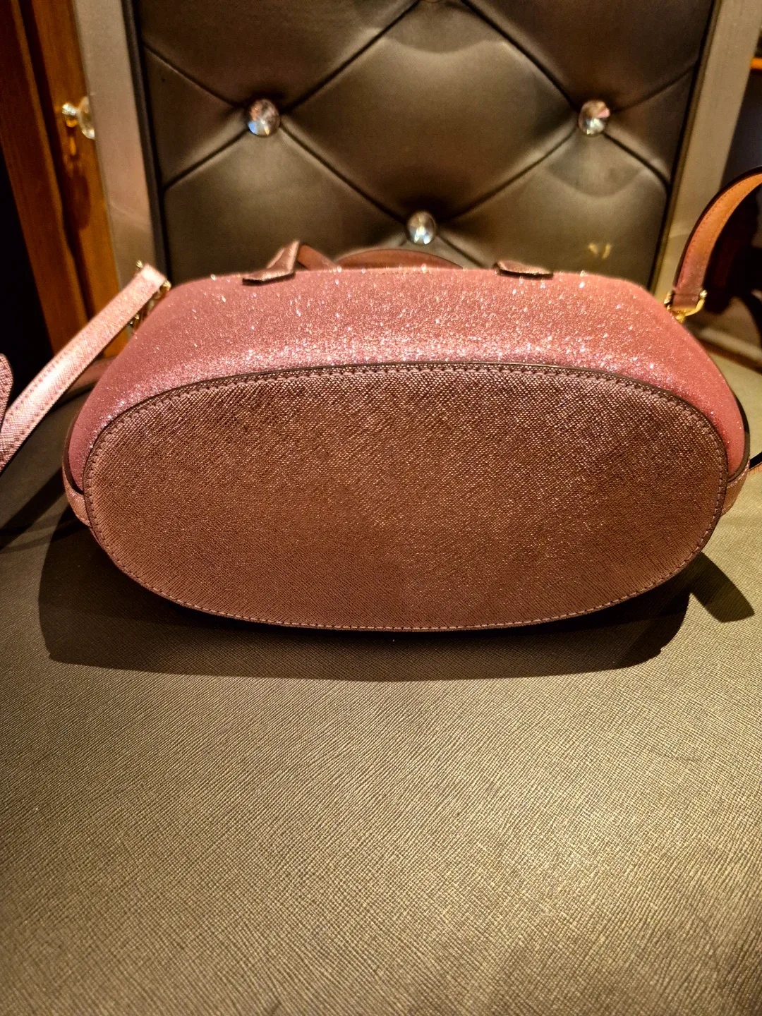 Kate Spade Glitter Glimmer Small Zip Satchel Crossbody image indicator(9)