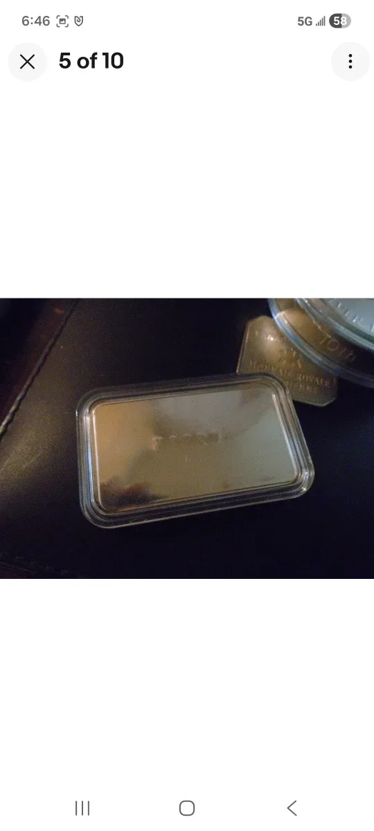 1998 Canada 10 oz Maple Leaf Silver Coin image indicator(5)