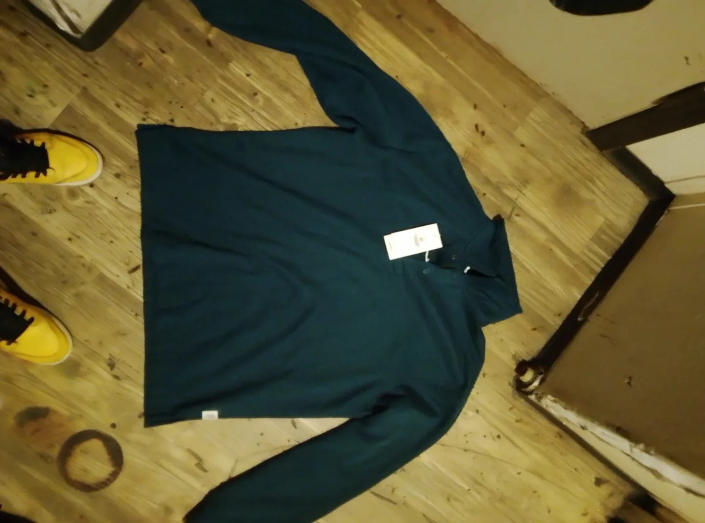 Reigning Champ Long Sleeve Polo - Large