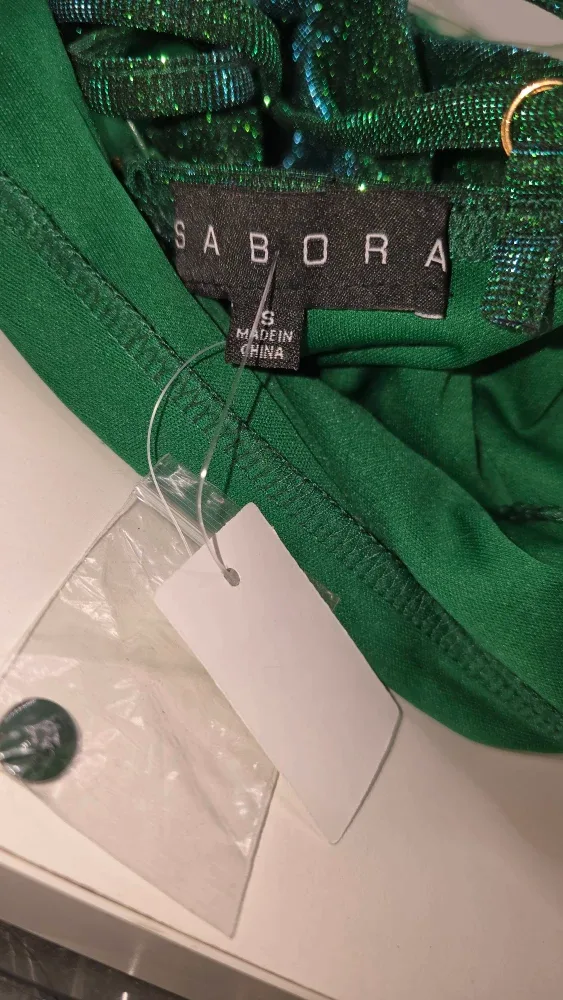 Green Parry Dress Small #Cleanout image indicator(3)