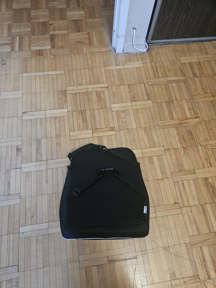 Black back support for office chair - photo 4