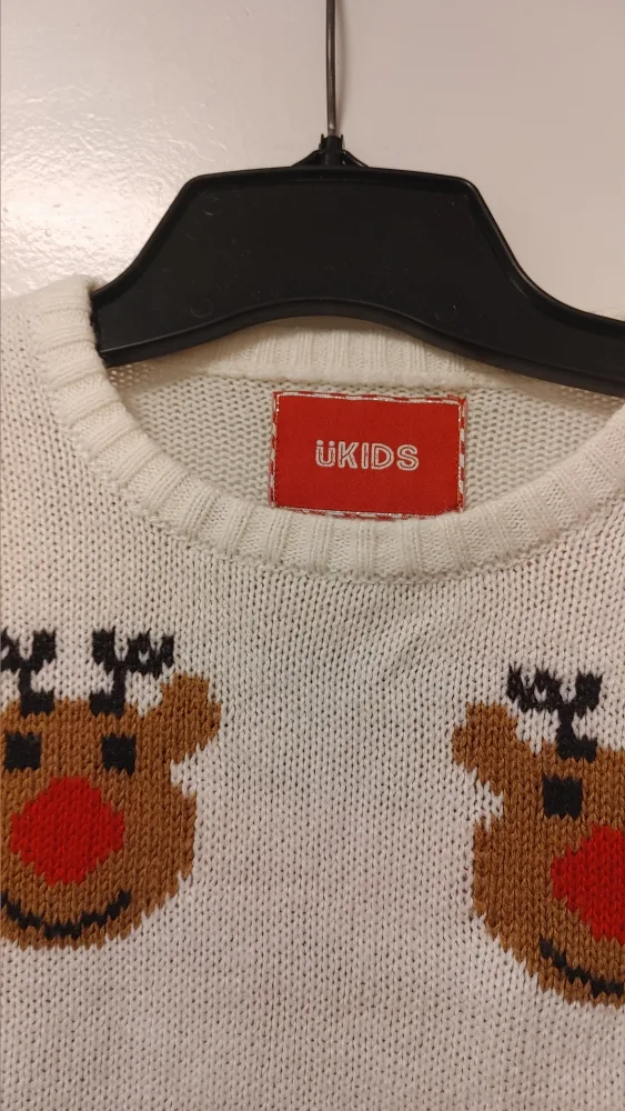 Kids Reindeer Christmas Sweater image indicator(2)