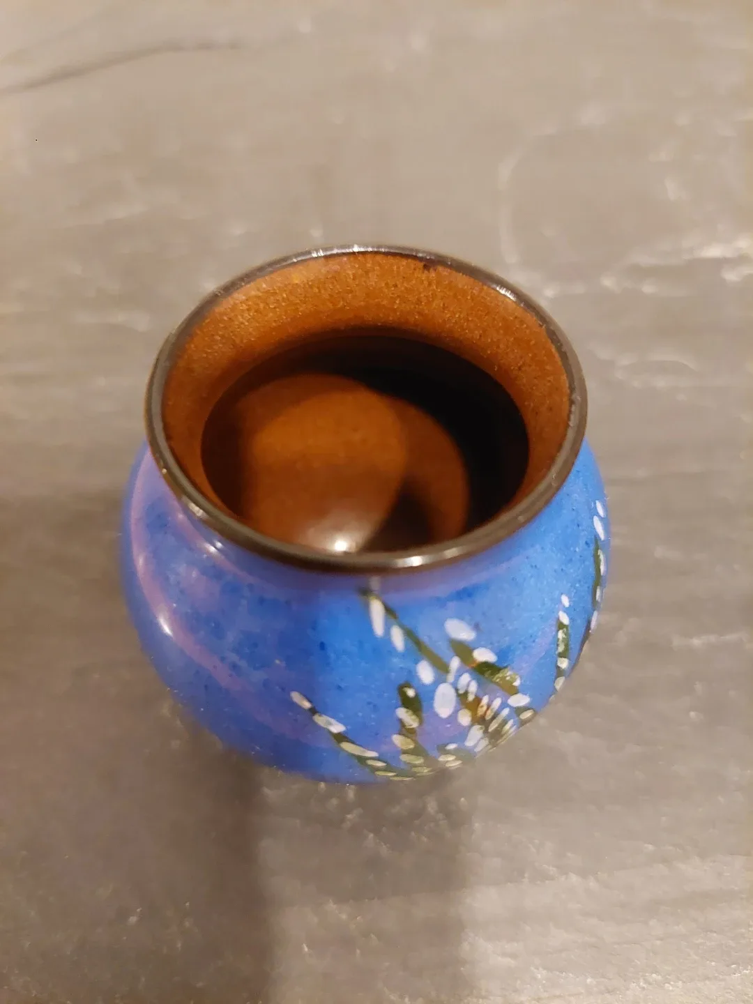 Reward Blue Pottery Toothpick Holder image indicator(2)