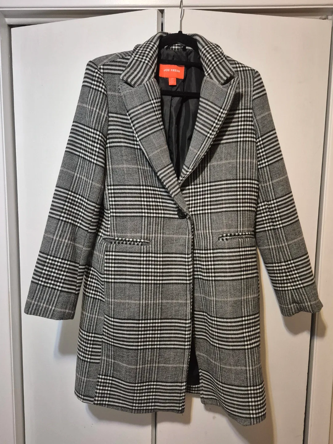 Joe Fresh Plaid Coat - Size S or medium