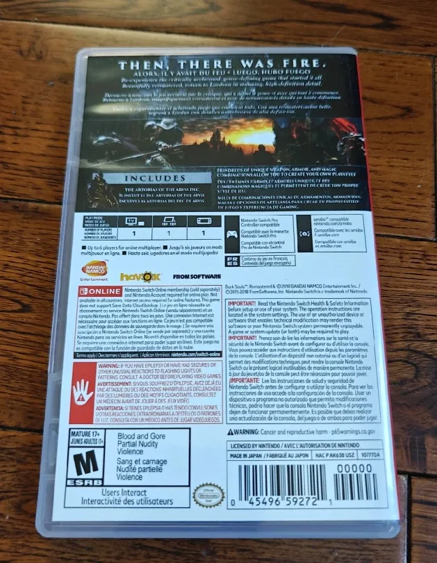 Dark Souls Remastered +  Amiibo - Nintendo Switch / Switch 2 image indicator(4)