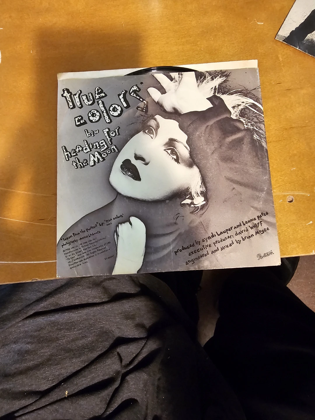 Cyndi Lauper - True Colors 7" Vinyl Record
