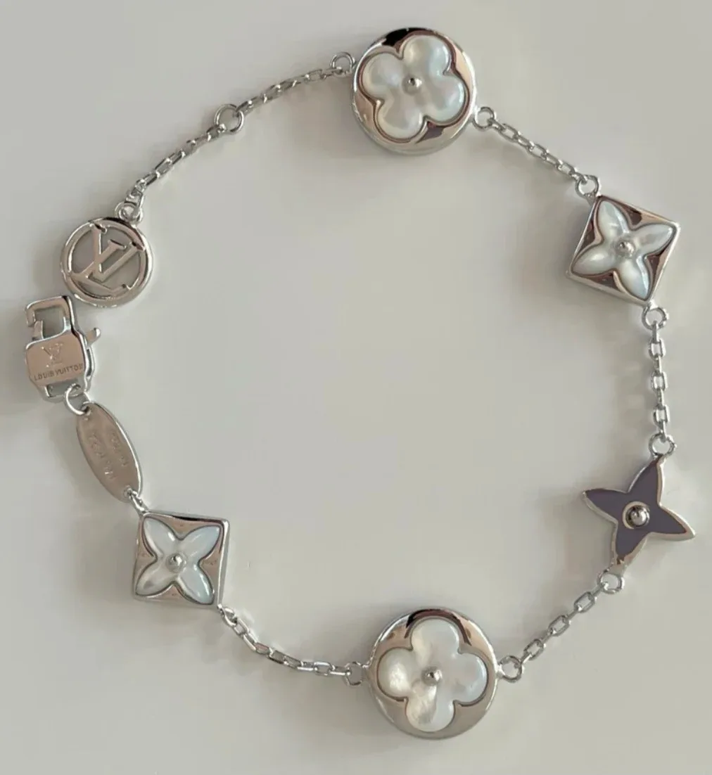 Louis Vuitton Silver Tone Bracelet