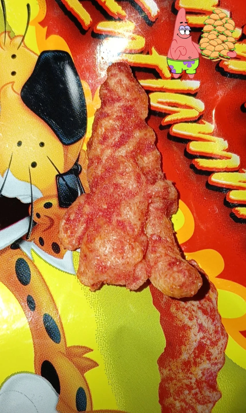 Patrick from spongebob square pants hot cheetoo