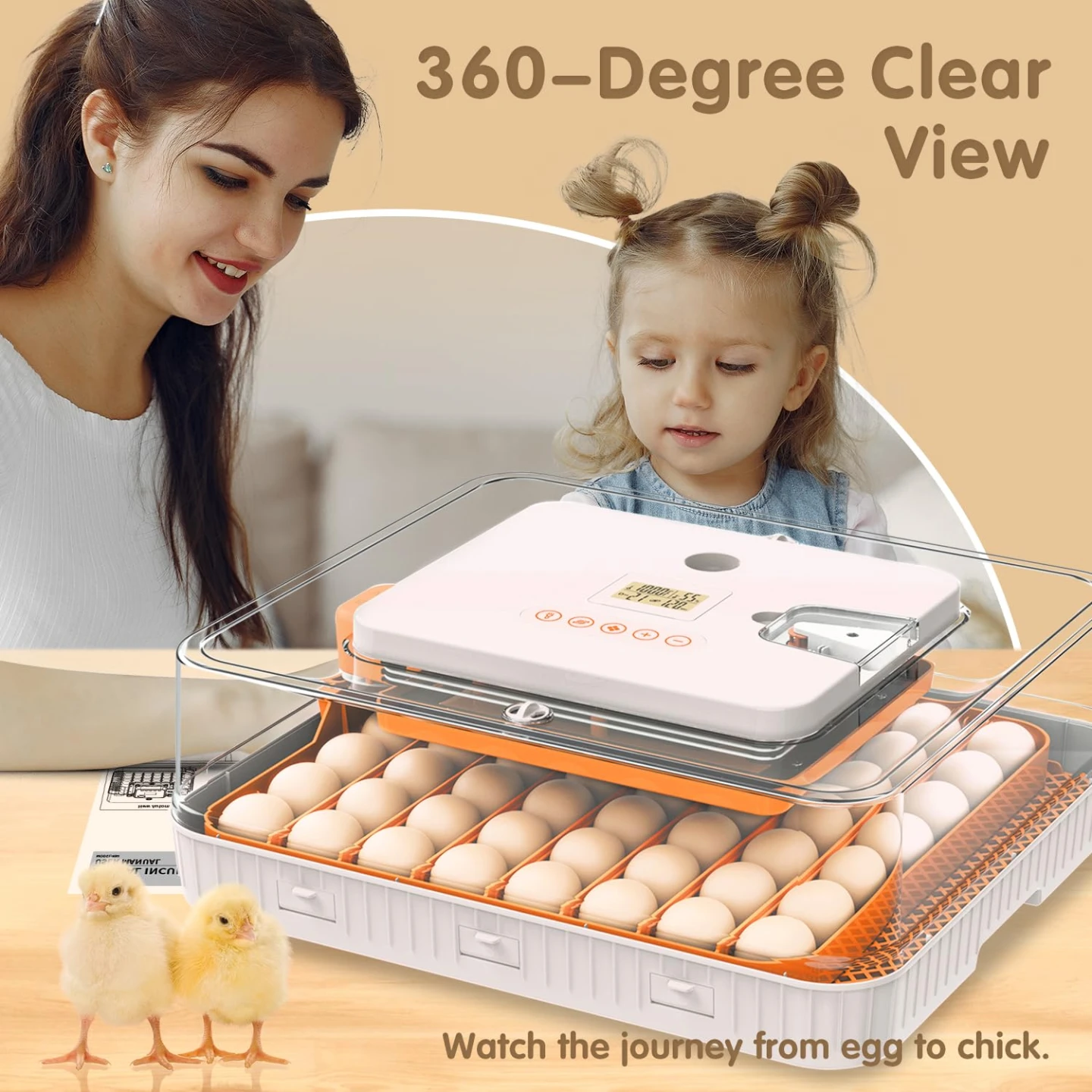 Large Egg Incubator for 56 Eggs - photo 3