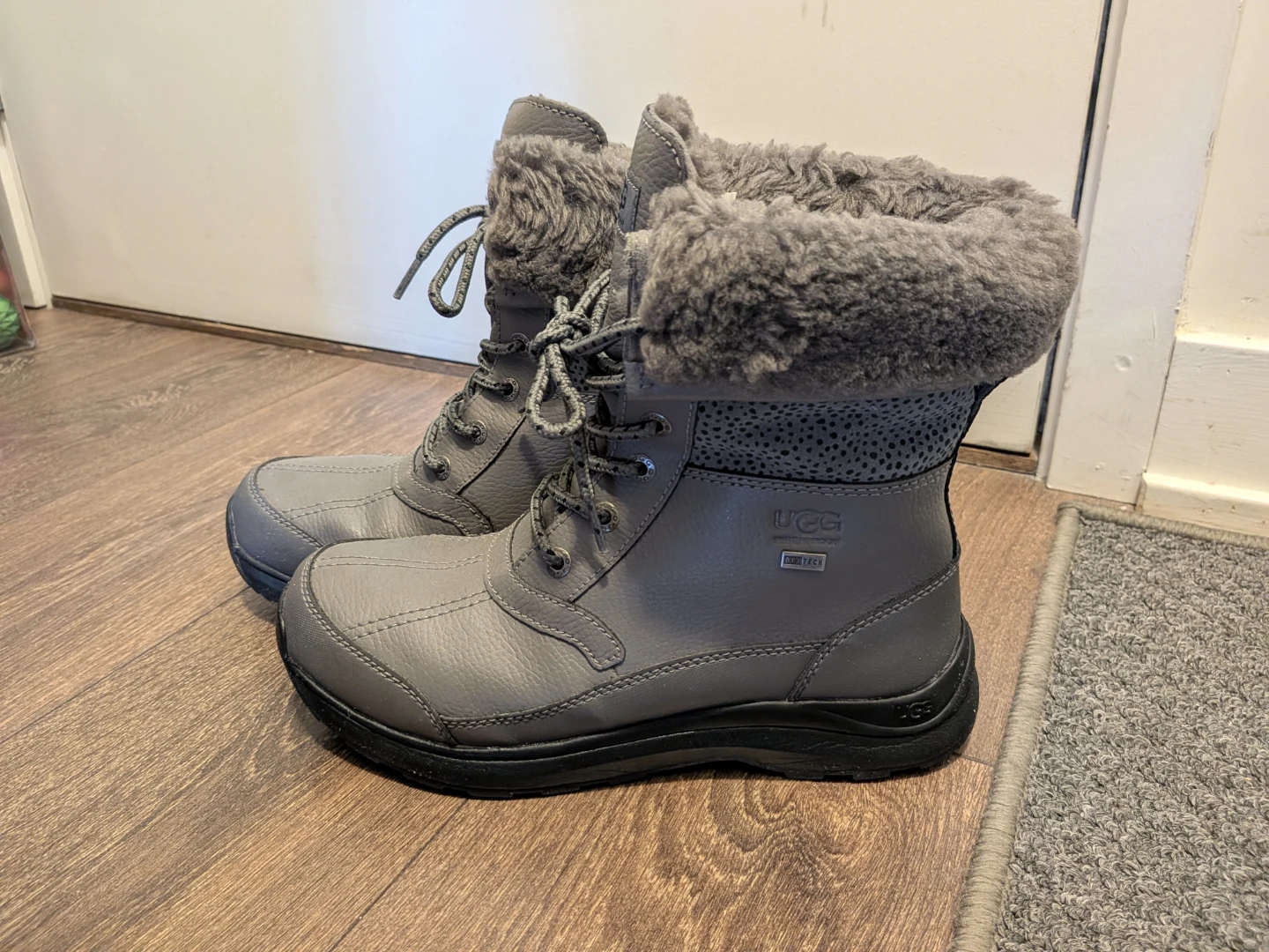 UGG Adirondack III Waterproof Boots - Grey, Size 8.5 - photo 5