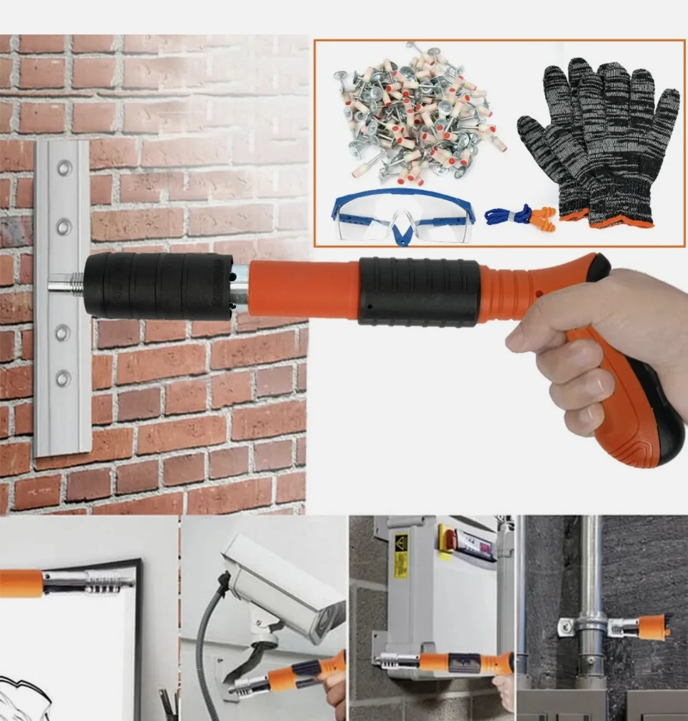 Encingfastener Fencing Fastener Nail Gun Kit image indicator(5)