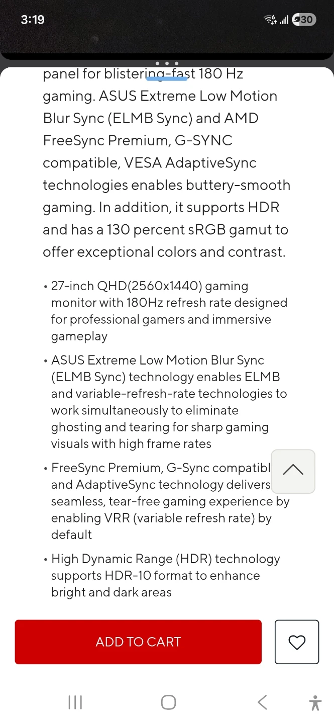 ASUS Monitor - photo 3