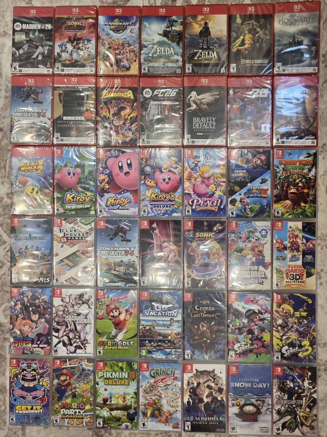 Nintendo switch and switch 2 games