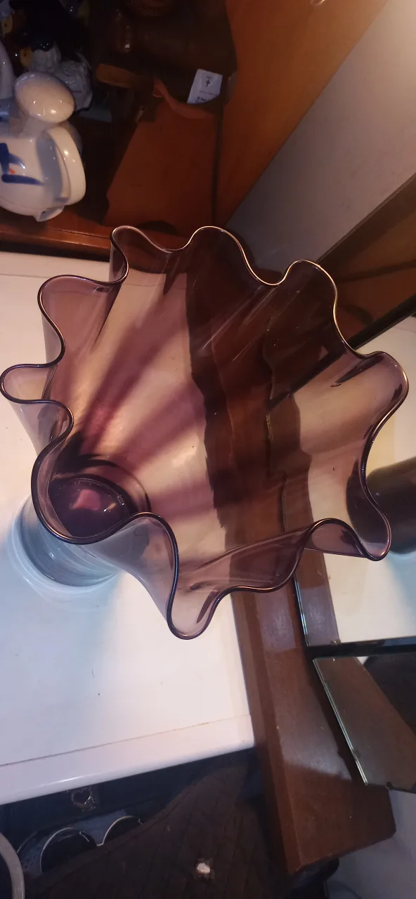 Large Amythest Purple Decorative Vase, 17" Tall image indicator(3)