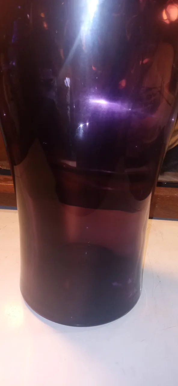 Large Amythest Purple Decorative Vase, 17" Tall image indicator(4)