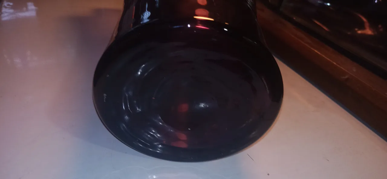 Large Amythest Purple Decorative Vase, 17" Tall image indicator(6)