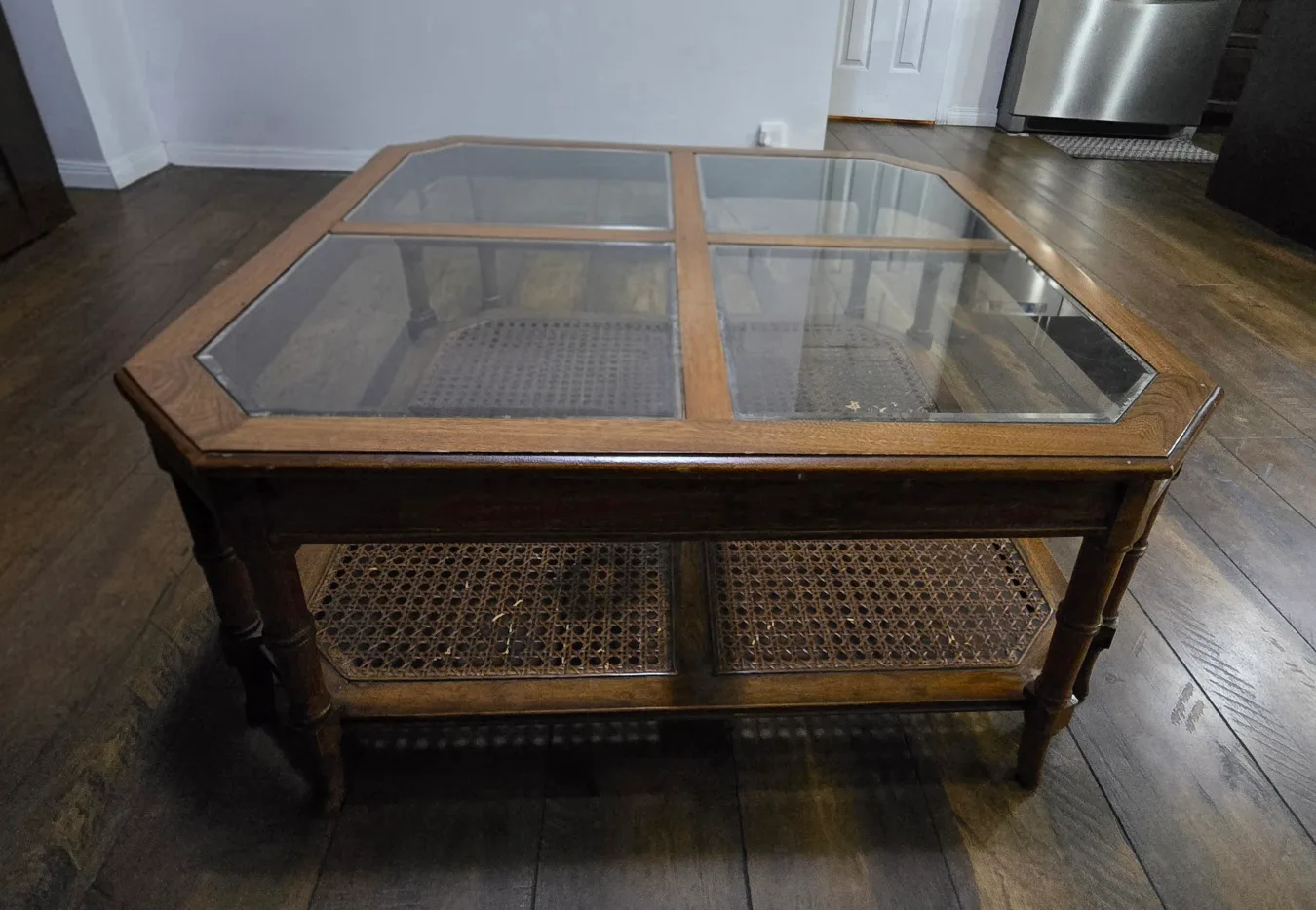 Glass Top Coffee Table