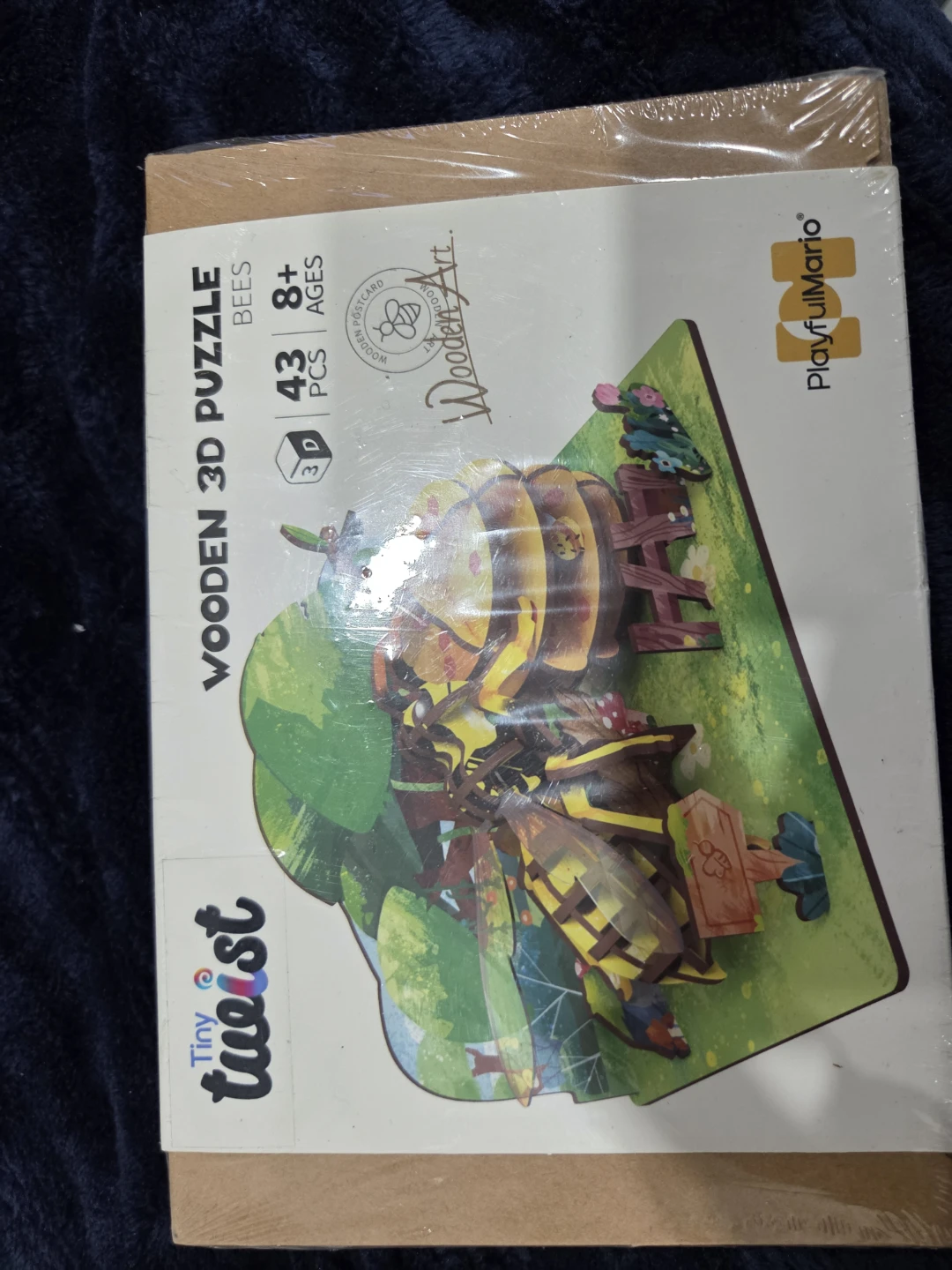 Wooden 3D PUZZLE 43 pcs for 8+ages