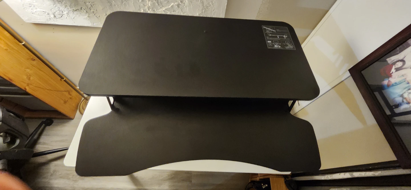 VIVO 32-inch Black Sit to Stand Desk Converter - photo 2