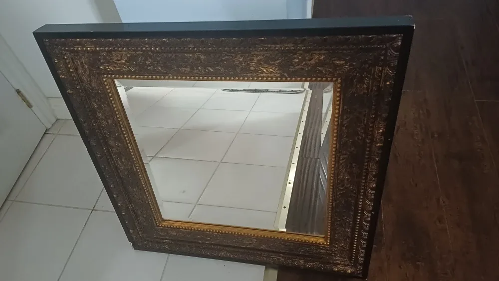 Square Framed Wall Mirror