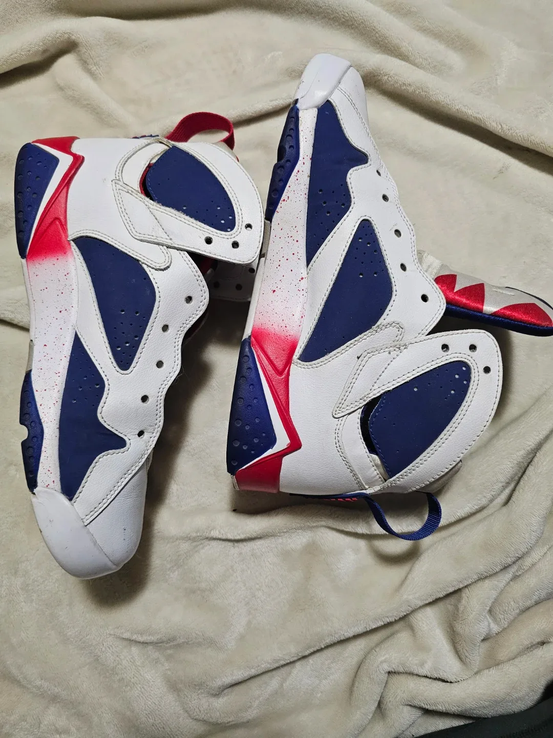 Air Jordan 7 Retro Tinker Alternate Olympic Sneakers - Size 6.5Y
