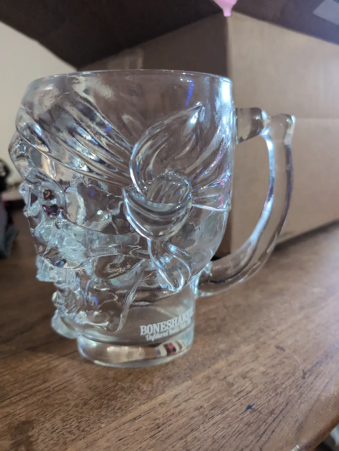 Boneshaker Unfiltered Vodka Skull Mug