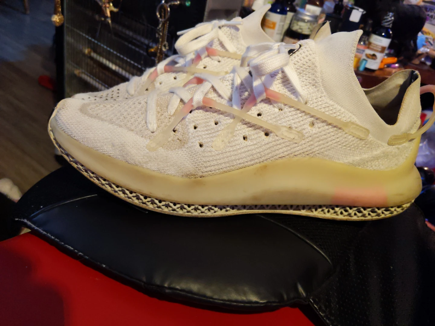 Adidas 4D White Running Shoes - photo 2