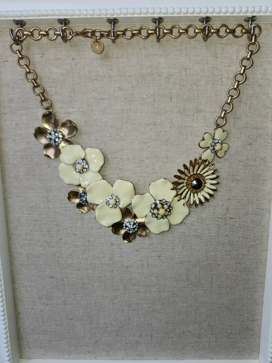 Stella & Dot Floral Statement Necklace