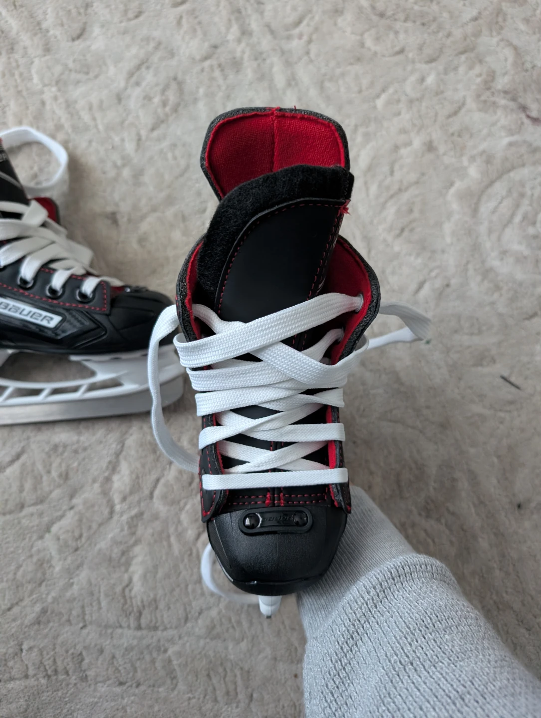Bauer Lil Champ Youth Ice Skates - Size Y7 - photo 2