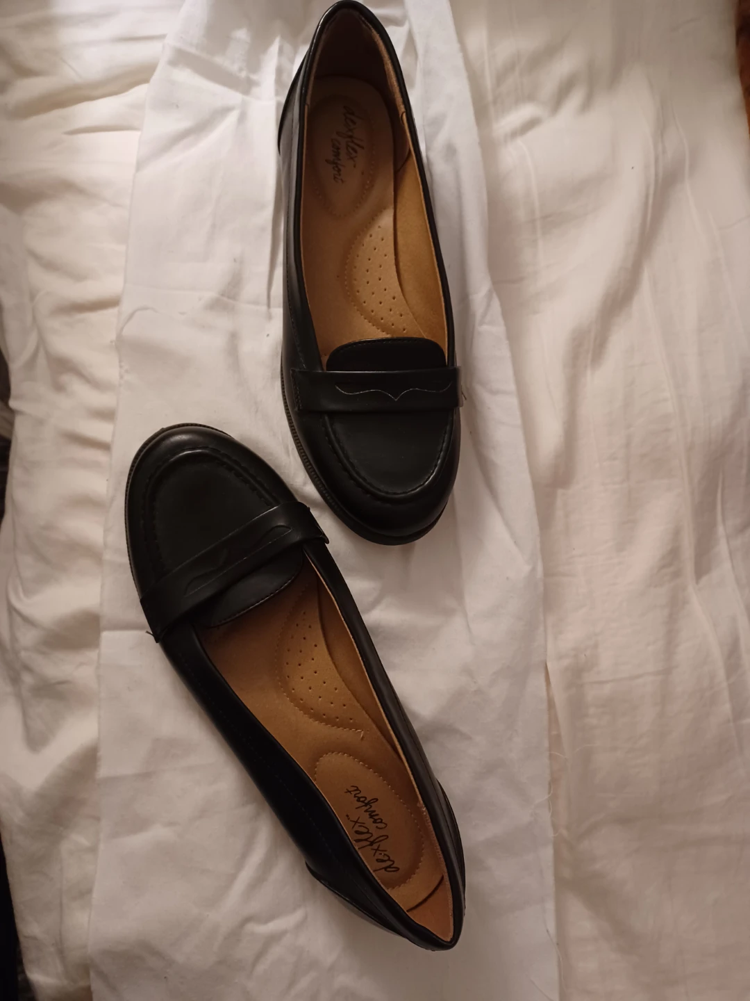 Dexflex Comfort Black Loafer Flats - Size 8 - photo 3