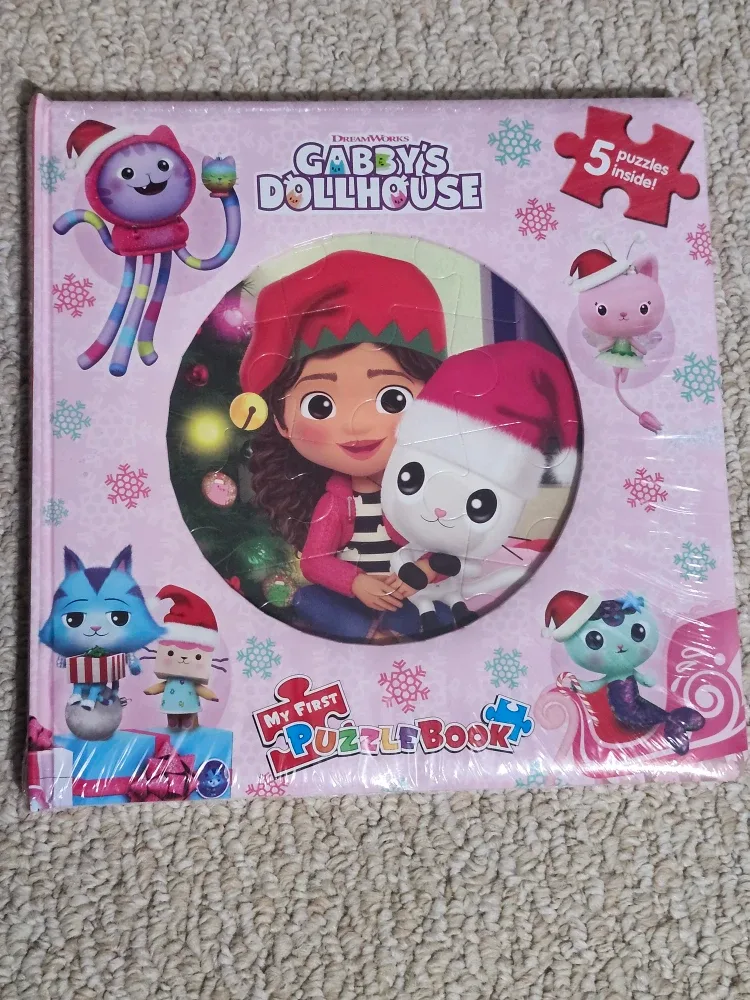 New DreamWorks Gabby's Dollhouse Puzzle Book