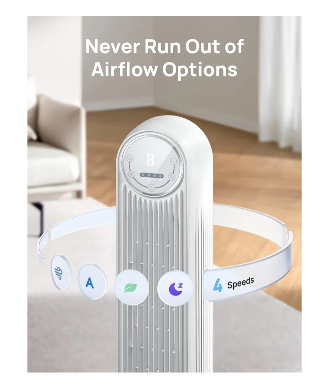 Dreo Tower Fan with Remote - photo 4